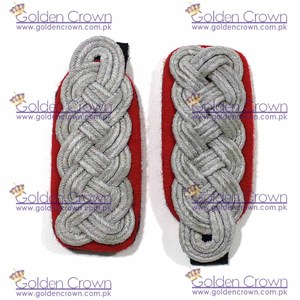 High Quality SS Senior Shoulder Boards Epaulette with Embroidered Beads <b>Wool</b>/<b>Polyester</b>/Cotton <b>Fabric</b> for Garment Use - Product Image 2