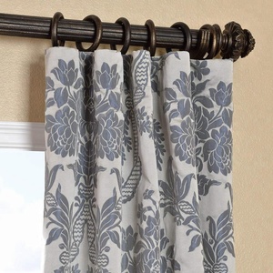 Il campione libero jacquard di <span class=keywords><strong>lino</strong></span> hotel <span class=keywords><strong>grigio</strong></span> tenda di mancanza di corrente di tacchino - Product Image 3