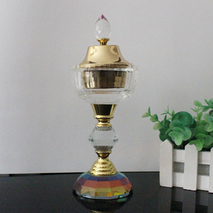 Inde Offre Spéciale cristal maison décor pour <span class=keywords><strong>bakhoor</strong></span> brûleur d'<span class=keywords><strong>encens</strong></span> - Product Image 1