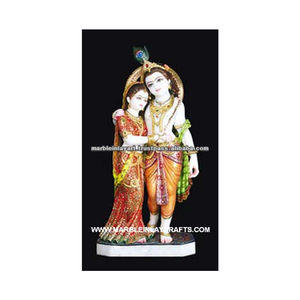White Marble Radha Krishna Moorti - Product Image 1