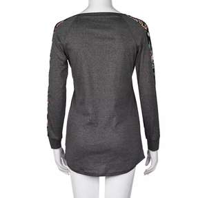 Camisetas de Manga Larga con Estampado 3D para Mujer, Verano 2022, 100% Algodón, Tejido de Punto, Estilo Casual, Venta al por Mayor, Bangladesh - Product Image 2