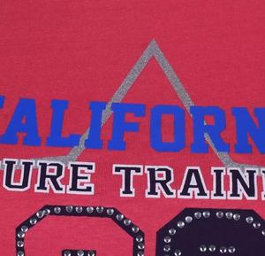 T-shirt décontracté pour fille du Bangladesh, tissu uni en coton avec motif imprimé, marque personnalisée, haute qualité, vente en gros, - Product Image 3