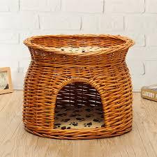 Cama para Gatos de Ratán Simple, Estilo Cueva, de Vietnam - Product Image 6