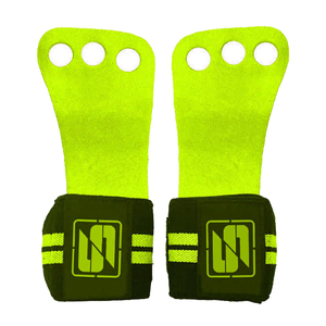 Nuevos Agarraderas de Cuero Vacuno Originales de 3 Orificios, Diseño de Última Generación, Agarraderas de Fitness de Primera Calidad, Agarraderas para Levantamiento de Pesas - Product Image 3