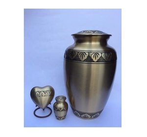 Jeu d'urnes de crémation en laiton pour adultes, ensemble de trois fabricants, vente en gros, vente directe en usine - Product Image 1
