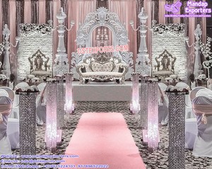 Décorations de scène de mariage américaines, scène luxueuse pour les mariages à Toronto, décoration de scène de mariage canadienne, New York - Product Image 2