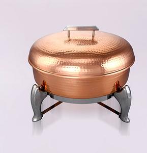 ทองแดงจาน Chafing พร้อมขาตั้ง - Product Image 1