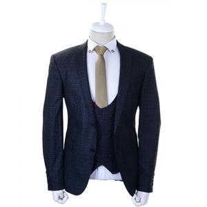 Venta caliente a medida traje vestido muestra Formal a medida Slim Fit trajes para hombres moda turca calidad Primera Clase hombres traje - Product Image 1