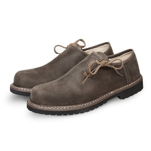 Chaussures traditionnelles bavaroises en cuir Trachten pour hommes chaussures bateau respirantes pour les saisons printemps été automne - Product Image 1