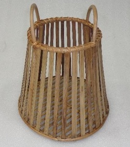 Barato al por mayor cuerda de algodón forma ovalada cesta tejida con ropa de cuero madera tiempo almacenamiento embalaje Pcs - Product Image 3