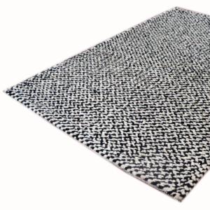 Alfombra Moderna Hecha a Mano de Pelo Cortado, 100% Lana, Estilo Indio, Decoración de Interiores, Técnicas de Tejido, Base Antideslizante, para Hogar y Hotel - Product Image 1