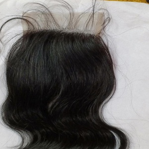 Paquetes de cabello humano virgen sin procesar de Perú Trama alineada con cutícula cruda con cierre de encaje Cabello indio de grado Remy - Product Image 6