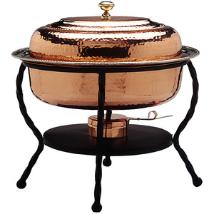 Design élégant Plat à friture plaqué cuivre Plat contenant des aliments Table à dîner Plats de service accessoires de mariage Mariage - Product Image 6