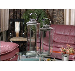 Linterna decorativa de vela de metal para decoración del hogar y decoración de oficina - Product Image 1