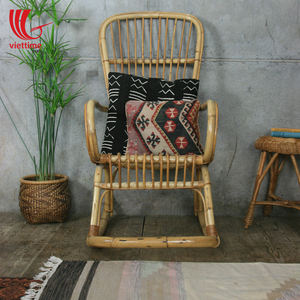 Silla de ocio de mimbre natural al por mayor para la decoración de la sala de estar del hogar silla relajante para el uso general de los muebles del hogar - Product Image 2