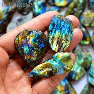 Lot de pierres précieuses labradorite naturelles, labradorite druse, pierre précieuse brute, cristal, labradorite, prix de gros - Product Image 5