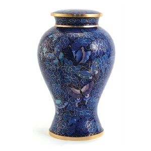 Coffin Accessories <b>Urns</b> With Aluminum Metal Silver Finished Funeral Supplies Usage Best Storage <b>Urns</b> With Lid - Product Image 5