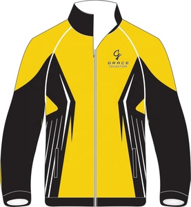 แจ็กเก็ตวอร์มอัพสำหรับผู้ชายกันลมและระบายอากาศได้ดีโลโก้ขนาดพลัสไซส์พิมพ์ซับลิเมชันดั้งเดิมสำหรับฤดูใบไม้ผลิ - Product Image 5