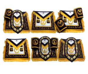 Grand Lodge Maçonnic Regalia Tablier d'artisanat de broderie artisanale comprenant des points de croix et des travaux d'aiguille complexes - Product Image 2