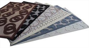 Diseños de alfombras con patrones geométricos de pelo mediano antideslizante de lana con mechones a mano personalizados de lujo para interiores modernos Alfombras y juegos - Product Image 3