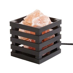 Cestas de madera con forma cuadrada del Himlayan, cesta de flores de Neem con trozos de sal rosa - Product Image 2