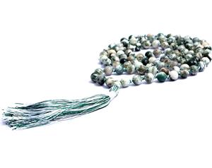 Fabriqué à la main Boho Mala collier 108 pierres précieuses naturelles chapelet Agate gland perles avec perle pour cadeau de bijoux de mode - Product Image 3