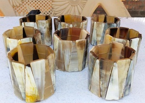 กำไลเขาควายและเขาวัวทำมือ - Product Image 2
