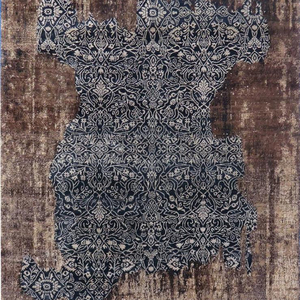 พรมเช็ดเท้าขนแกะถักมือพรมปูพื้นทางเข้าทางเข้าประตูทำด้วยมือแบบนุ่มทนทานพรมขนสัตว์ทำมือสุดหรูสำหรับตกแต่งบ้านสำนักงาน - Product Image 1