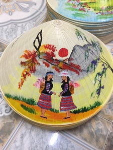 Sombrero Cónico Vietnamita/ Non La/ Sombrero Cónico de Bambú (0084587176063 WS Sandy) - Product Image 4