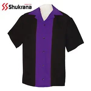 Groothandel Plain Nieuwste Kleur Bowling Shirt