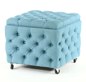 ห้องนั่งเล่น Pouf หนังที่ทันสมัย - Product Image 4