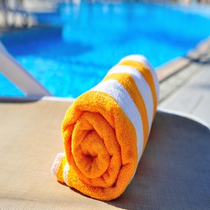 Luxurious 100% Cotton Yarn Dyed Stripe <b>Beach</b> <b>Towel</b> Good Quality Super Absorbent <b>Beach</b> <b>Towel</b> Golf <b>Beach</b> <b>Towels</b> From India - Product Image 1