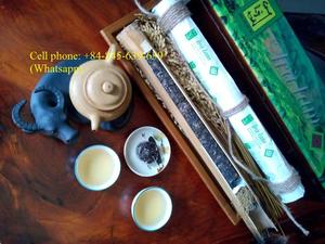 Thé bio SHAN TUYET le plus vendu emballé dans un tube et une boîte en bambou bio - Product Image 6