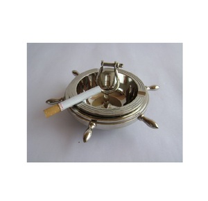 Cendrier classique de haute qualité en métal nickelé accessoires pour fumeurs cendrier en aluminium Vente en gros en usine - Product Image 2