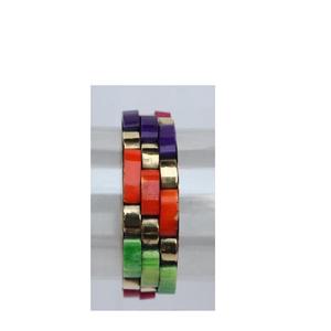 Bracelets de mosaïque épaisse, à la mode, sur la Base en laiton, incrustation d'os - Product Image 5