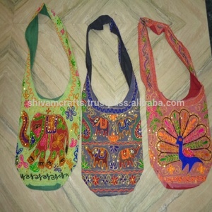 Indian Fashion Shoulder Bags <b>Crossbody</b> Shoulder Bags Wholesale <b>Crossbody</b> Bag Shoulder Bag Cotton Bags Embroidery Boho Bags - Product Image 1