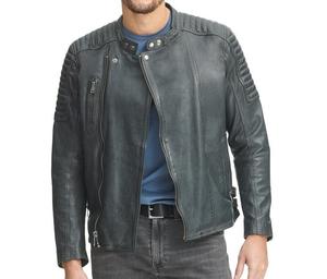 Chaqueta de cuero elegante para hombre, equipo de carreras, ropa de moto, protección de manga completa, chaqueta de motorista cortavientos - Product Image 3