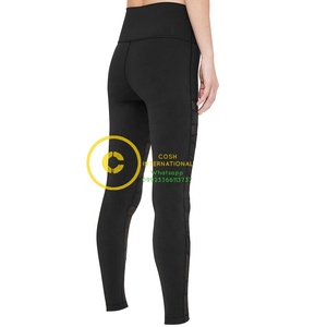 Leggings de yoga sans couture avec 4 voies d'étirement et contrôle du ventre - Product Image 2