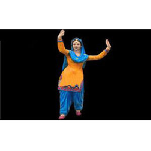 Estatua de fibra de Punjabi tradicional para mujer, estatua de fibra de baile, fabricante y distribuidor Nachdi Hoi - Product Image 1