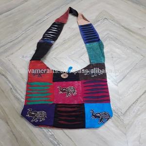 Bolsos de hombro cruzados patchwork bolsos de hombro cruzados al por mayor bolso cruzado bolso de hombro bolsos de algodón bolsos Boho patchwork bolsos - Product Image 3