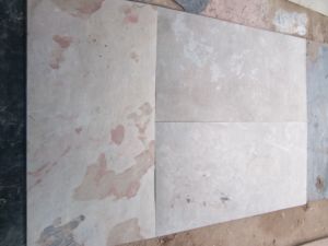 แผ่นไม้อัดหินชนวนครีมธรรมชาติยืดหยุ่นบาง2มม.,เฟอร์นิเจอร์ตกแต่งผนังหินวัฒนธรรมแท้น้ำหนักเบา - Product Image 2