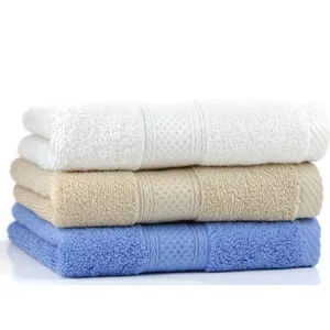 Ensemble de salle de bain de style Dobby de haute qualité serviettes de bain à séchage rapide super absorbantes ensemble de serviettes de bain turques fabricant indien - Product Image 1