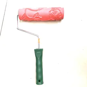 Popular different size decorative paint roller high guality flat double paint roller