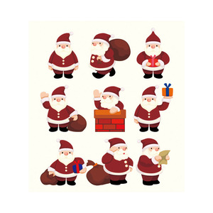 Custom impermeable no tóxica encantadora cara Cuerpo <span class=keywords><strong>tattoo</strong></span> Sticker metalico tinta del tatuaje temporal Navidad niños - Product Image 2