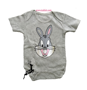 En blanco de alta calidad bebé mamelucos de bambú orgánico extra suave de algodón de manga corta ropa de bebé niñas mono mameluco de Bambú - Product Image 1