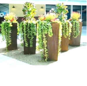 <strong>Box</strong> Tall <strong>Rectangular</strong> Shape Galvanized <strong>Planters</strong> Decorative Metal Succulent <strong>Planters</strong> for House Plant Indoor &amp; Outdoor Decoration - Product Image 1