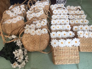 Daisy Straw กระเป๋า/Straw Summer Beach กระเป๋า/Mini ฟาง (Sandy 84587176063) - Product Image 2