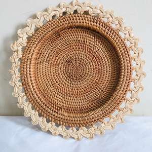 ขายส่งธรรมชาติหวายเสื่อสถานที่ทำในเวียดนาม - Product Image 1