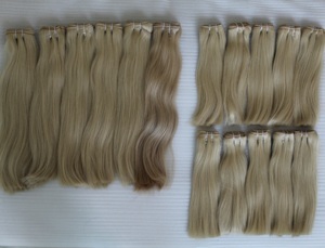 Hermosas extensiones de cabello Remy Rubio vietnamita en máquina Trama doble Varias longitudes de 6 a 30 pulgadas - Product Image 3