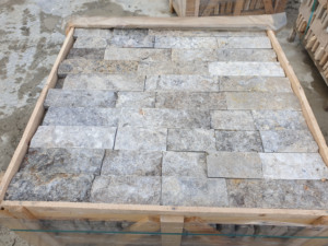 2025กระเบื้องโมเสคผนังพื้นห้องพิมพ์ลาย Travertine Splitface สุ่มขนาดเลือกสีตัดด้านได้ตามที่ต้องการ - Product Image 4